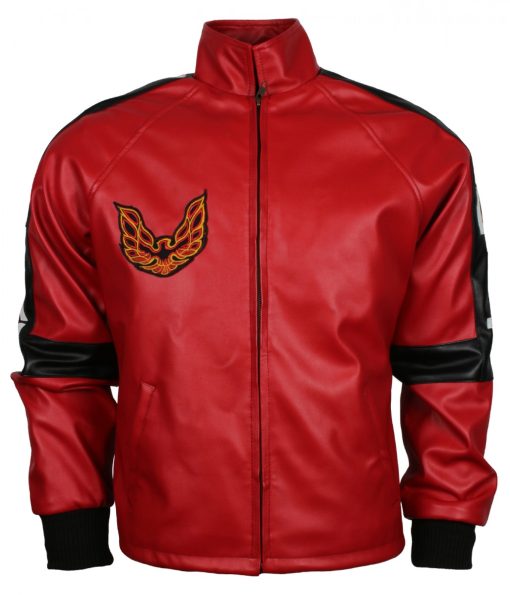 Bandit Men Red Faux Leather Jacket