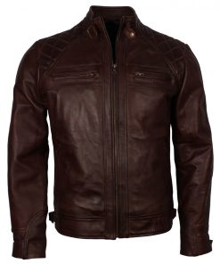 Dark-BROWN-Vintage-Leather-Jacket