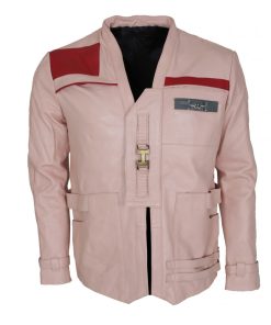 Finn Pink Genuine Leather Jacket