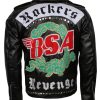 George Michael BSA Black Genuine Leather Jacket