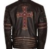 Leather Biker Jacket Men