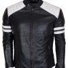 Mayhem Man Black Motorcycle Leather Jacket