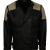 Mens Fashion Black Quilted Leather Jacket