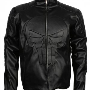 BEST QUALITY Special Punisher Vest Biker Motorbike Faux Leather Jacket Vest