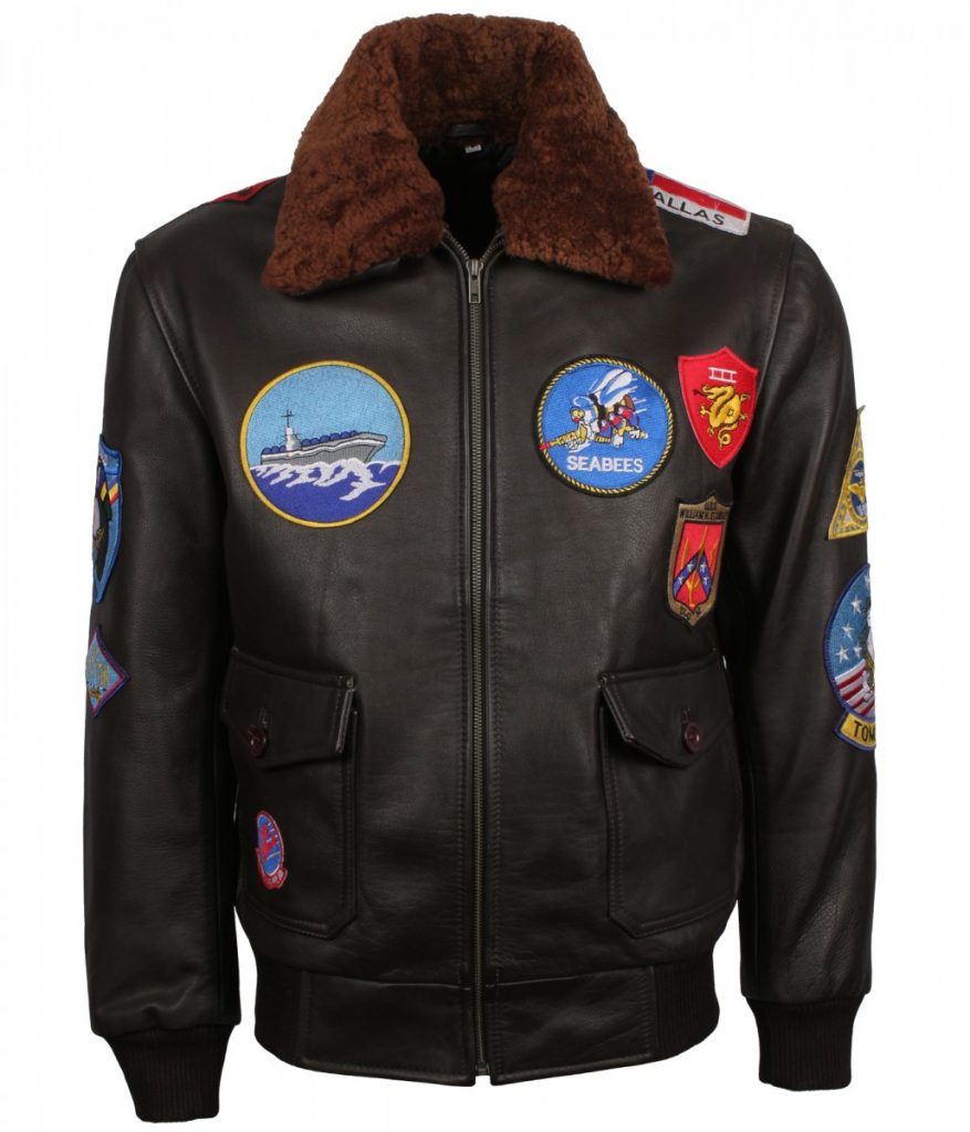 Top Gun Brown Leather Jacket - Stinson Leathers