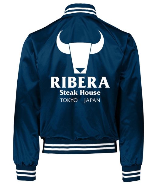 Ribera Steakhouse Wrestling Bomber Jacket For Men
