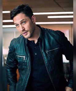 Tom Hardy Venom Black Leather Jacket