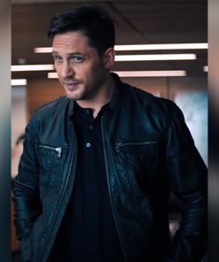 Tom Hardy Venom Black Leather Jacket