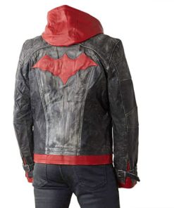 Arkham Knight Redhood Leather Jacket