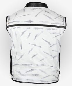 Han Solo Star Wars Story White Leather Vest