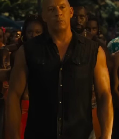 Dominic Toretto Fast X 2023 Vin Diesel Black Vest