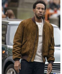 Ludacris Fast and Furious 9 Tej Parker Brown Suede Jacket