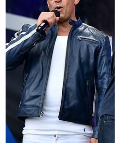 FF9 Vin Diesel Fatherhood Blue Jacket