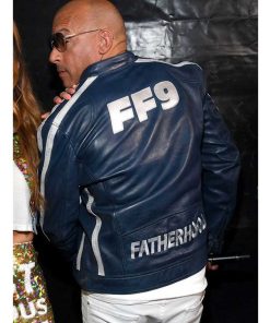 FF9 Vin Diesel Fatherhood Blue Jacket