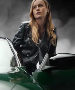 Brie Larson Fast X 2023 Tess Black Motorcycle Jacket
