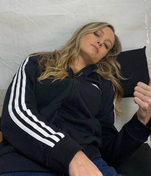 Brie Larson Fast X 2023 Black Track Jacket