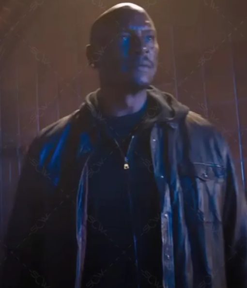 Tyrese Gibson Fast X Black Leather Jacket