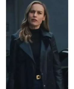 Fast X 2023 Brie Larson Black Leather Blazer