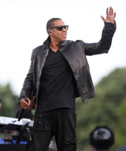 Jay-Z Brown Leather Jacket