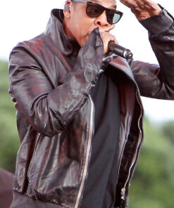 Jay-Z Brown Leather Jacket