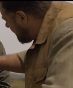 Russell Crowe Kraven The Hunter 2023 Brown Vest