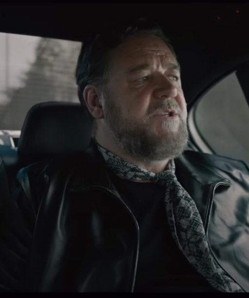 Russell Crowe Kraven The Hunter 2023 Leather Jacket
