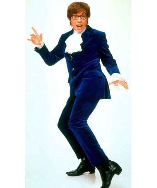 Austin Powers Man Of Mystery Mike Myers Blue Velvet Suit