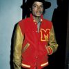 Michael-Jackson-Thriller-Michael-Jackson-Red-M-Logo-Varsity-Letterman-Varsity-Bomber-Jacket