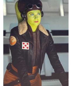 hera-syndulla-ahsoka-brown-leather-jacket