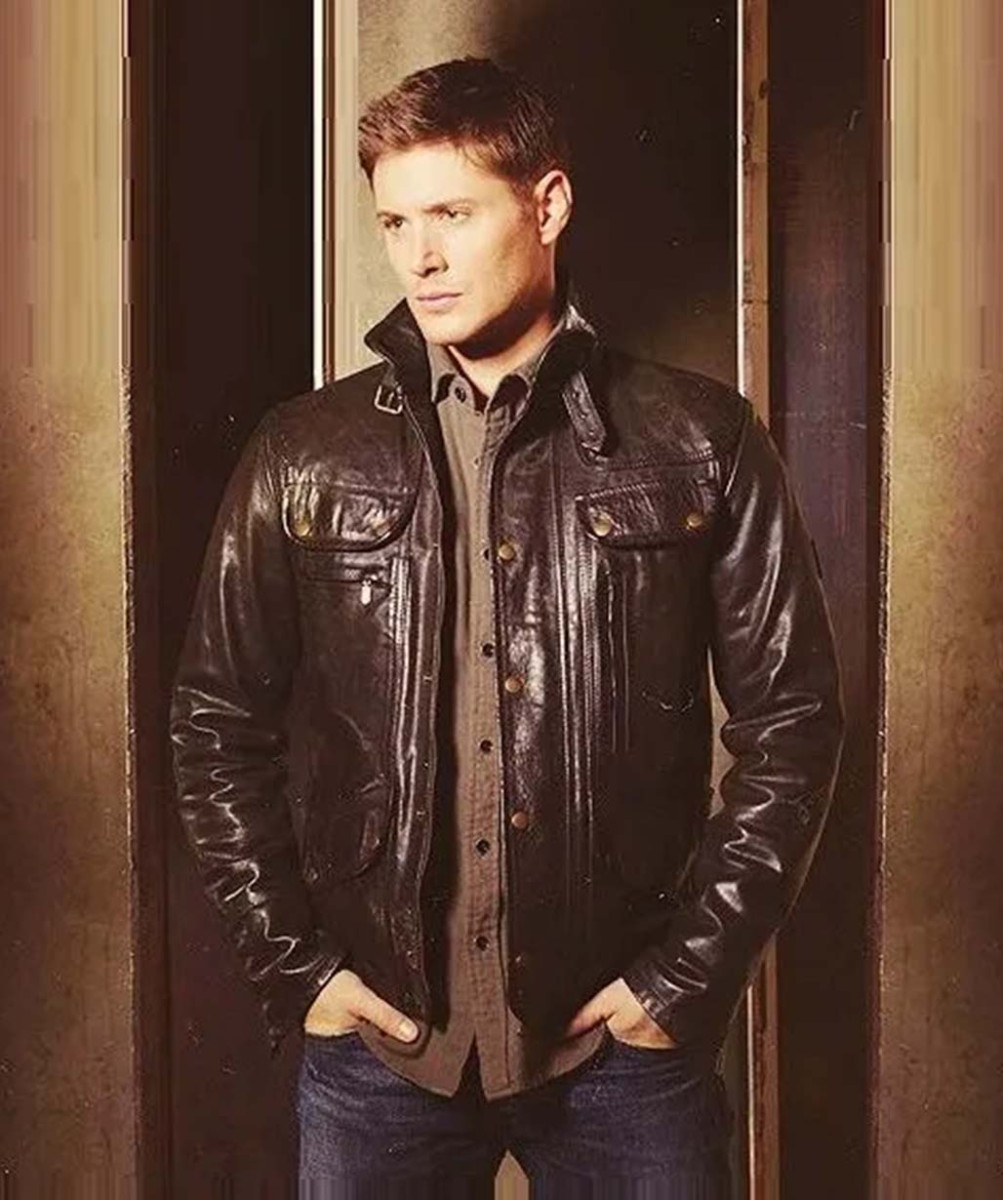 Dean Winchester Supernatural Jensen Ackles Jacket Stinson Leathers