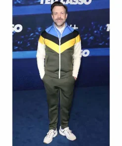 Ted Lasso S3 Premiere Jason Sudeikis Tracksuit