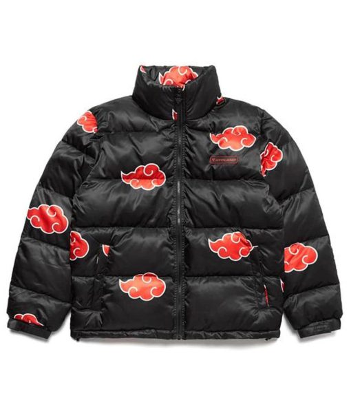 Naruto-Akatsuki-Black-Puffer-Jacket