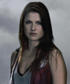 Ali Larter Maroon Vest