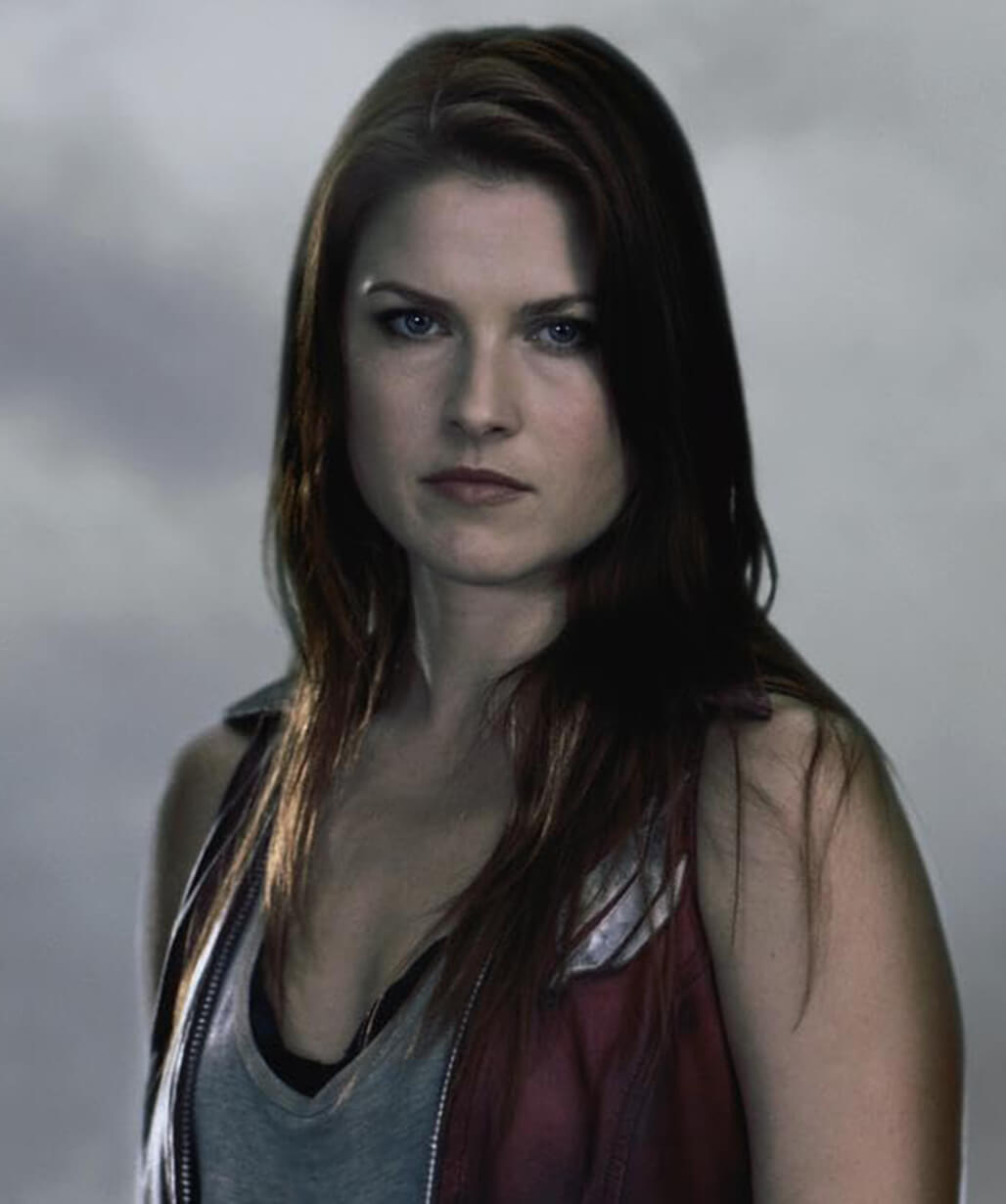 Ali Larter Maroon Vest