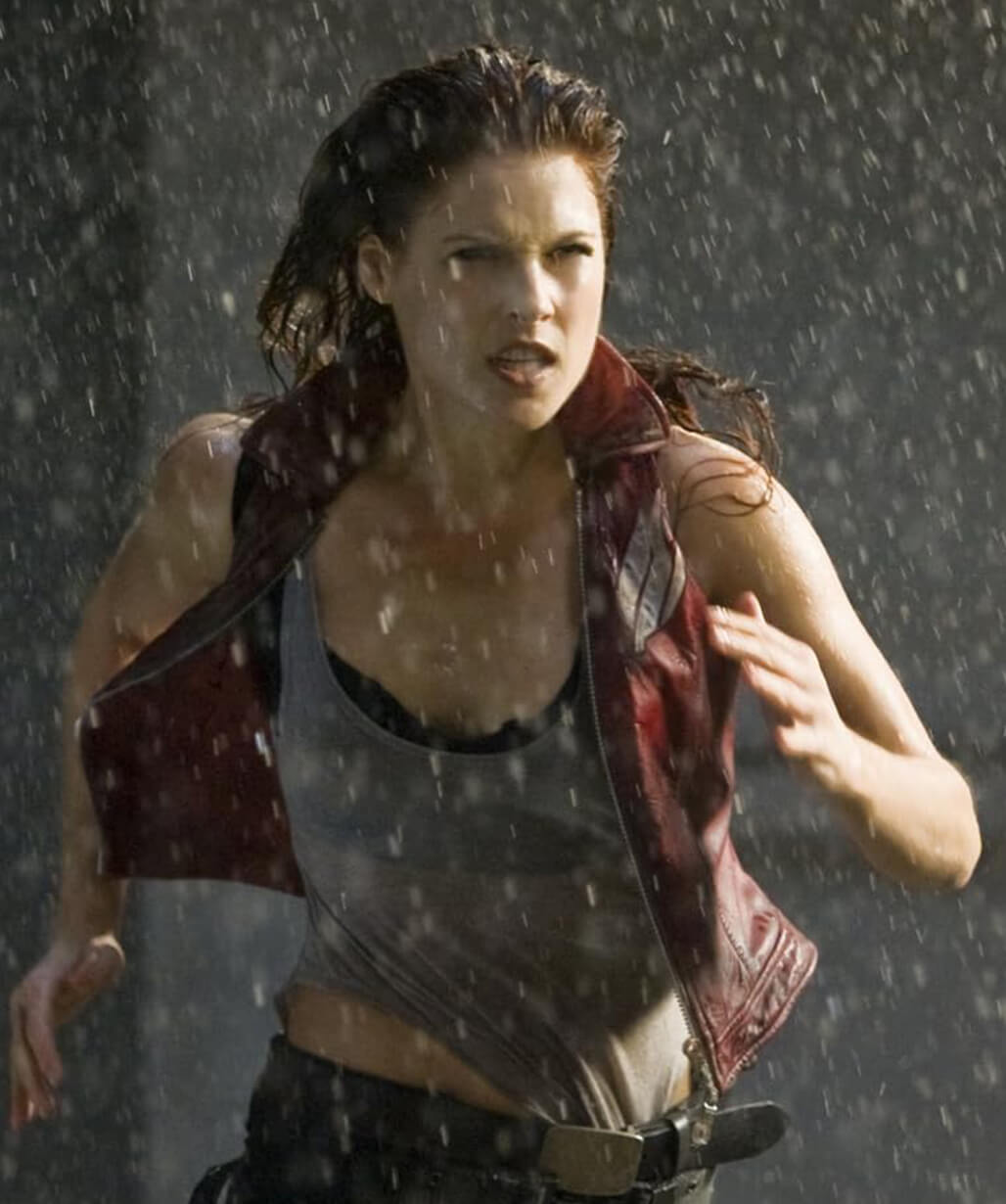 Ali Larter Maroon Vest