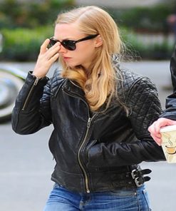 Amanda Seyfried Leather Jacket