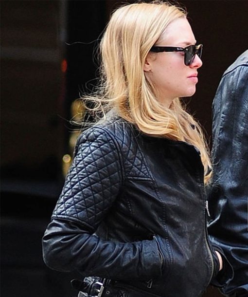 Amanda Seyfried Leather Jacket