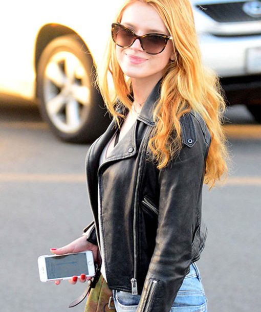 Bella Throne Biker Leather Jacket