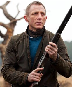 Daniel Craig cotton jacket, Daniel Craig brown jacket