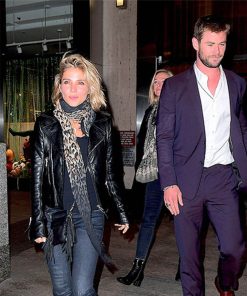 Elsa Pataky Leather Jacket