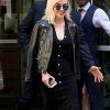 Emilia Clarke Biker Leather Jacket