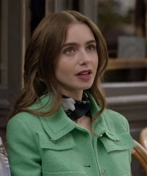 Emily Cooper Green Coat