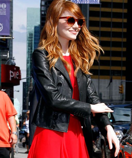 Emma Stone Leather Jacket