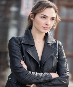 Fast and Furious 6 Gisele Yashar Black Leather Jacket
