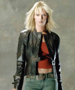 Uma Thurman Leather Jacket