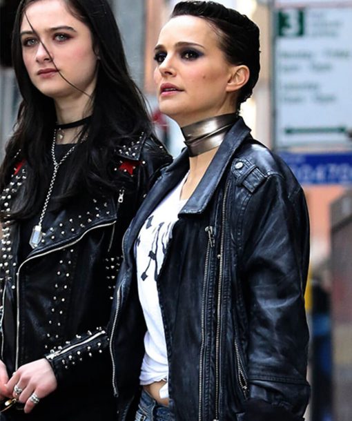 Vox Lux Natalie Portman Black Leather Jacket