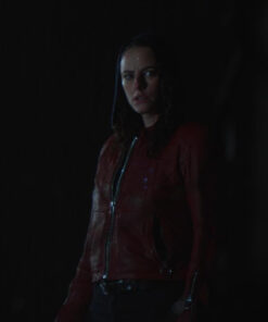 Kaya Scodelario Red Jacket