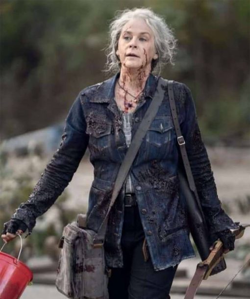 The Walking Dead S10 Carol Peletier Blue Denim Jacket