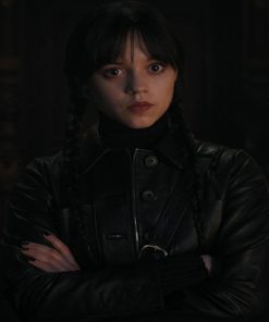 Jenna Ortega Wednesday Leather Jacket
