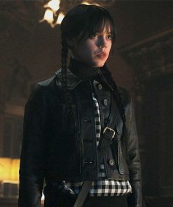 Jenna Ortega Wednesday Leather Jacket